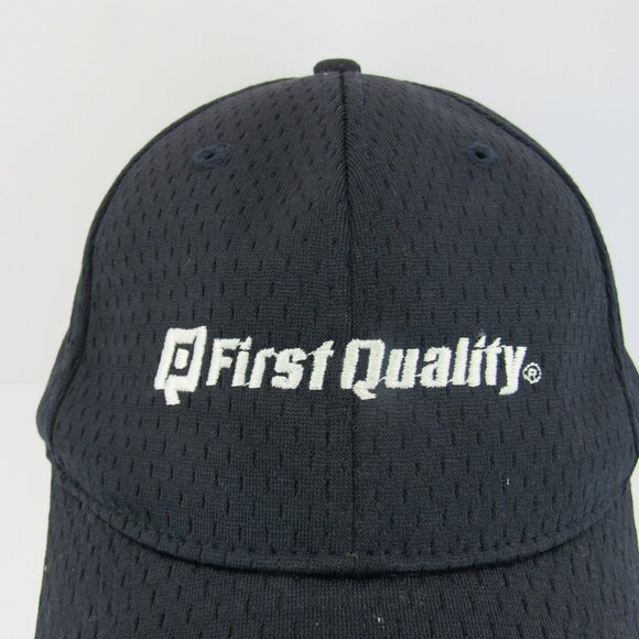 First Quality Embroidered Logo Men's Navy Blue Adjustable Strap Back Cap Hat - Picture 1 of 8